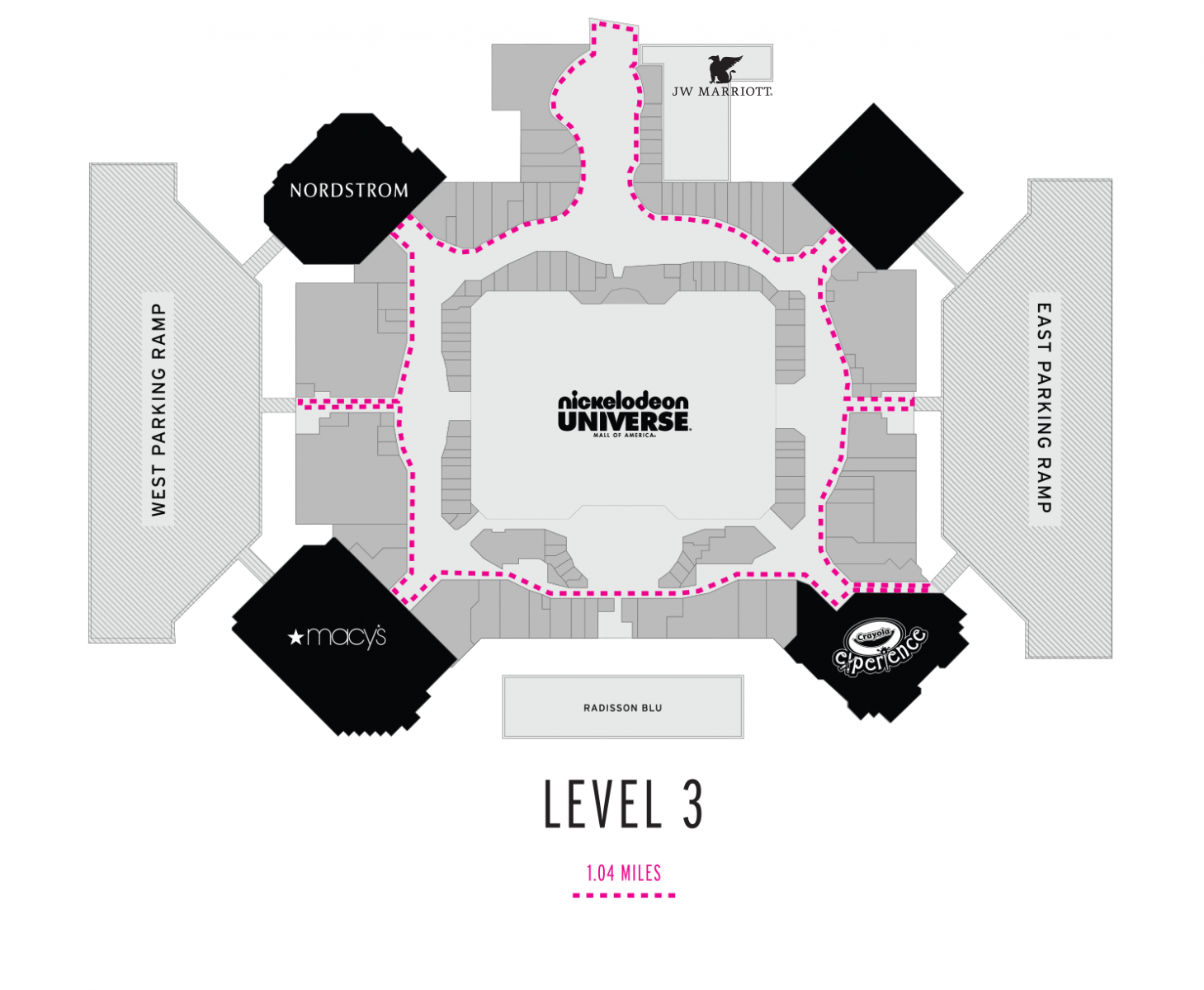 Level 3 Walking Map